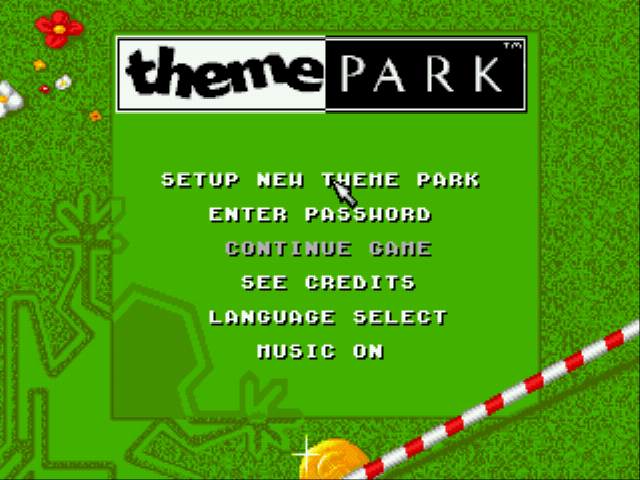 Theme Park Title Screen